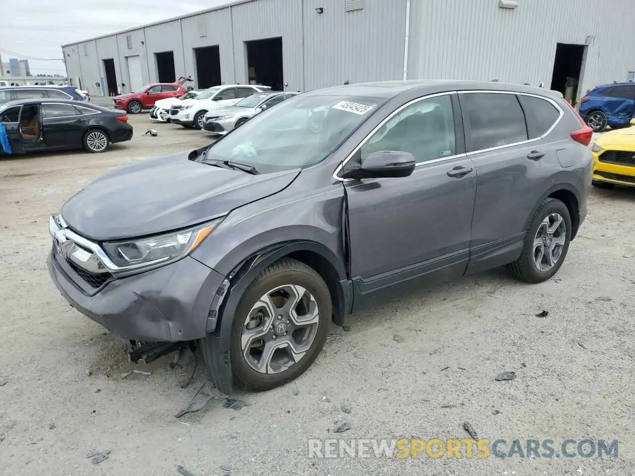 1 Photograph of a damaged car 7FARW2H86KE022069 HONDA CRV 2019