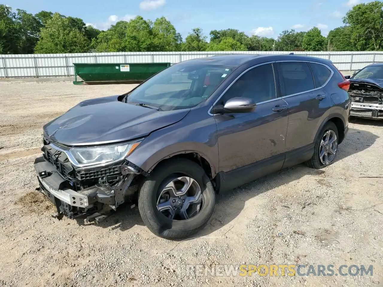 1 Photograph of a damaged car 7FARW2H87KE054139 HONDA CRV 2019