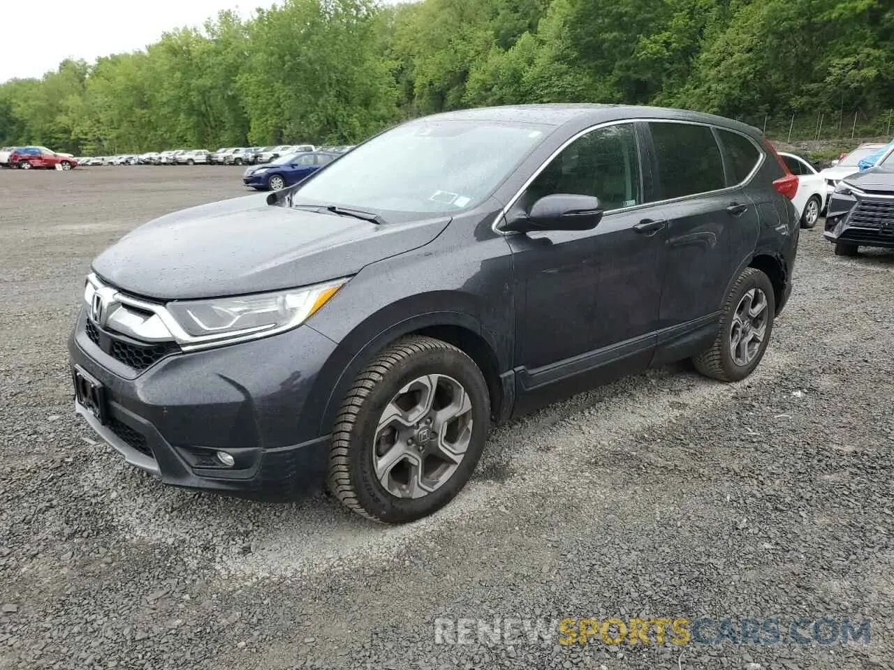 1 Photograph of a damaged car 7FARW2H88KE025927 HONDA CRV 2019