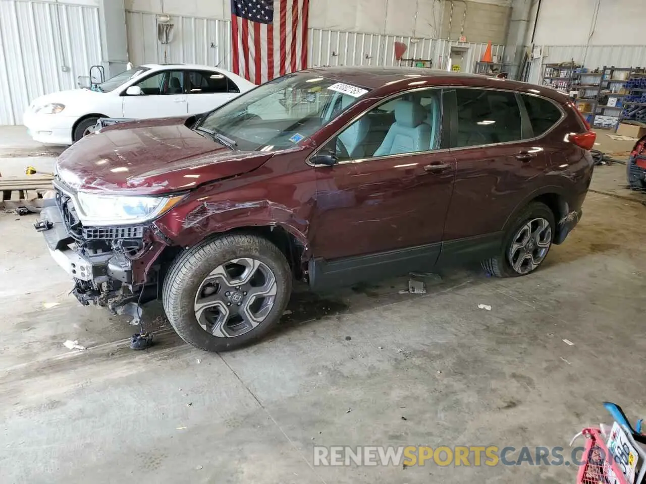1 Photograph of a damaged car 7FARW2H89KE015049 HONDA CRV 2019