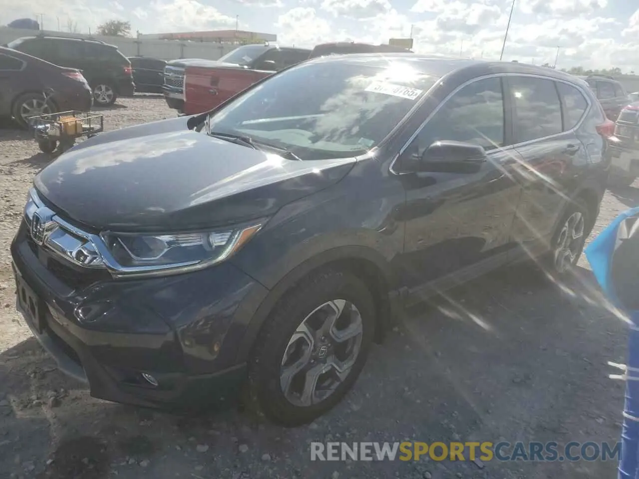 1 Photograph of a damaged car 7FARW2H8XKE041854 HONDA CRV 2019