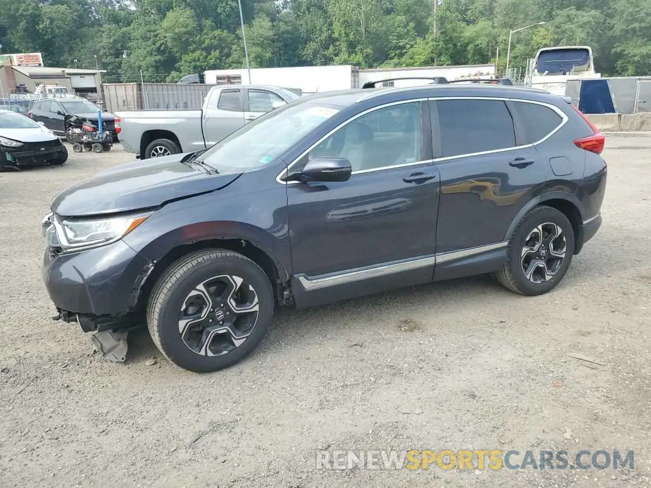 1 Photograph of a damaged car 7FARW2H93KE017209 HONDA CRV 2019