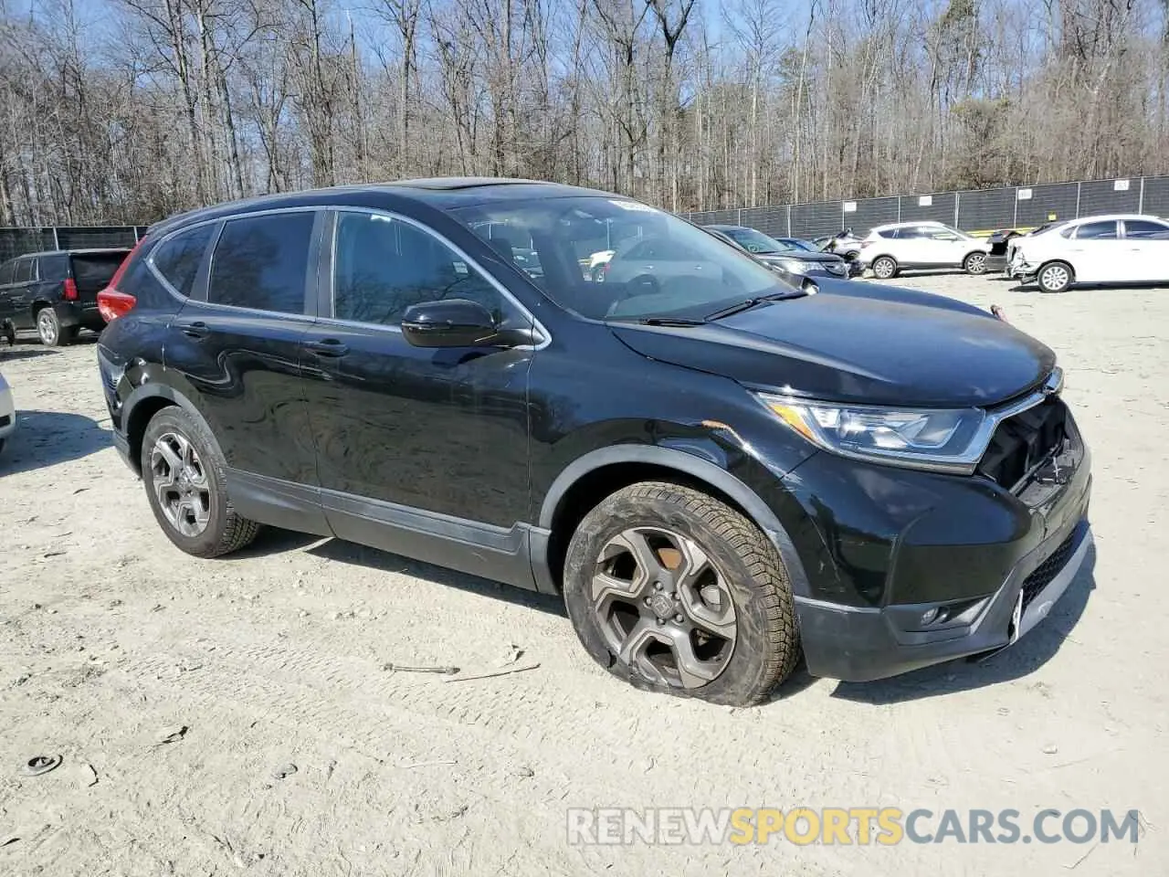 4 Photograph of a damaged car JHLRW2H51KX013502 HONDA CRV 2019