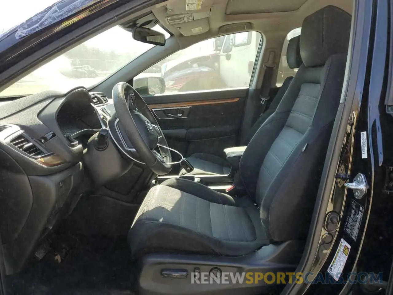 7 Photograph of a damaged car JHLRW2H51KX013502 HONDA CRV 2019