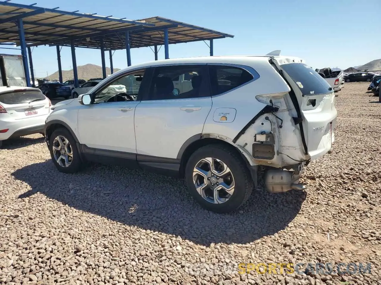 2 Photograph of a damaged car JHLRW2H53KX020337 HONDA CRV 2019