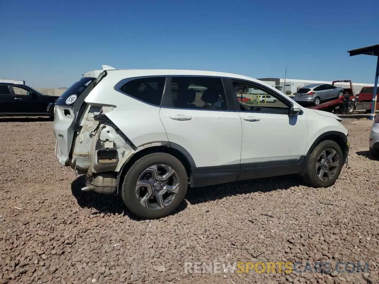 3 Photograph of a damaged car JHLRW2H53KX020337 HONDA CRV 2019