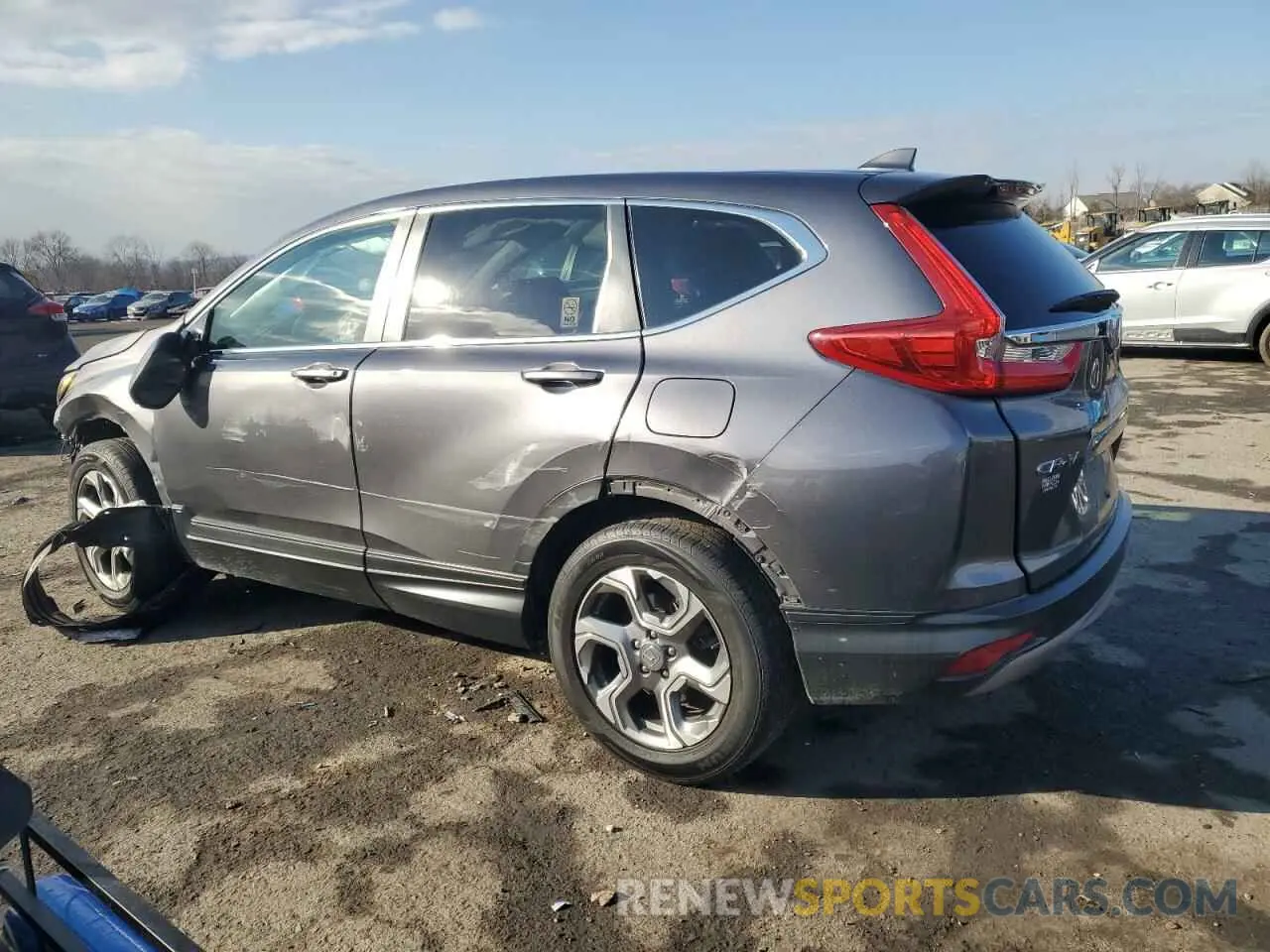 2 Photograph of a damaged car JHLRW2H58KX010838 HONDA CRV 2019