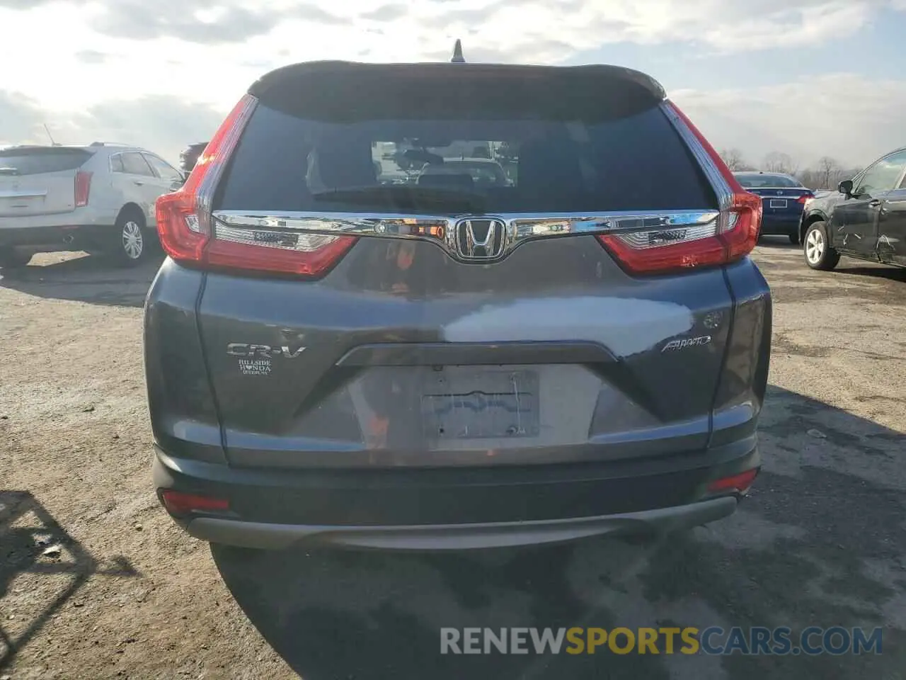 6 Photograph of a damaged car JHLRW2H58KX010838 HONDA CRV 2019
