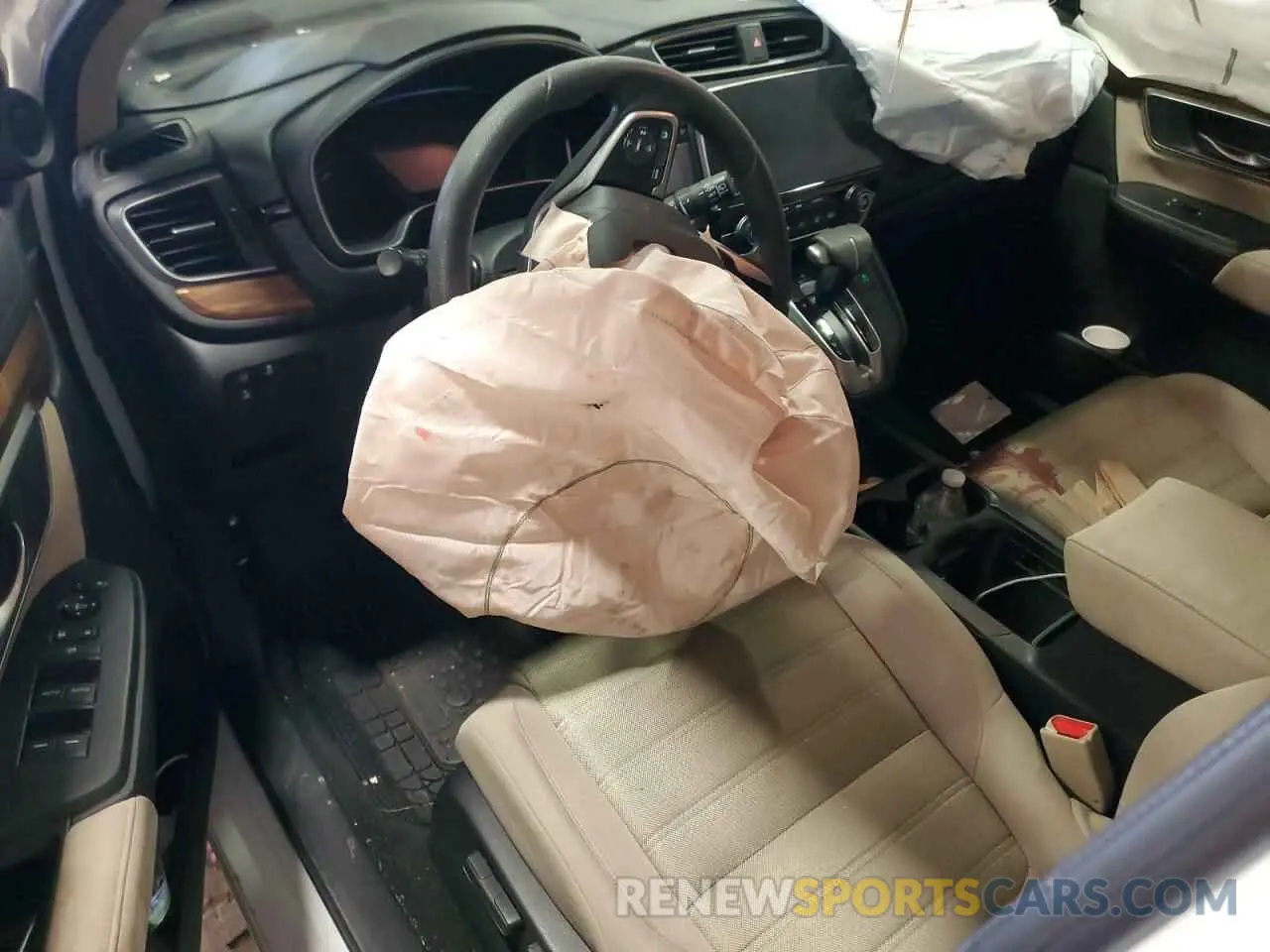 8 Photograph of a damaged car JHLRW2H58KX018891 HONDA CRV 2019