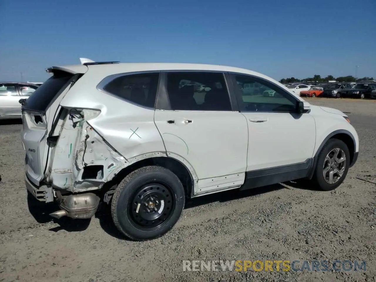 3 Photograph of a damaged car JHLRW2H5XKX023011 HONDA CRV 2019