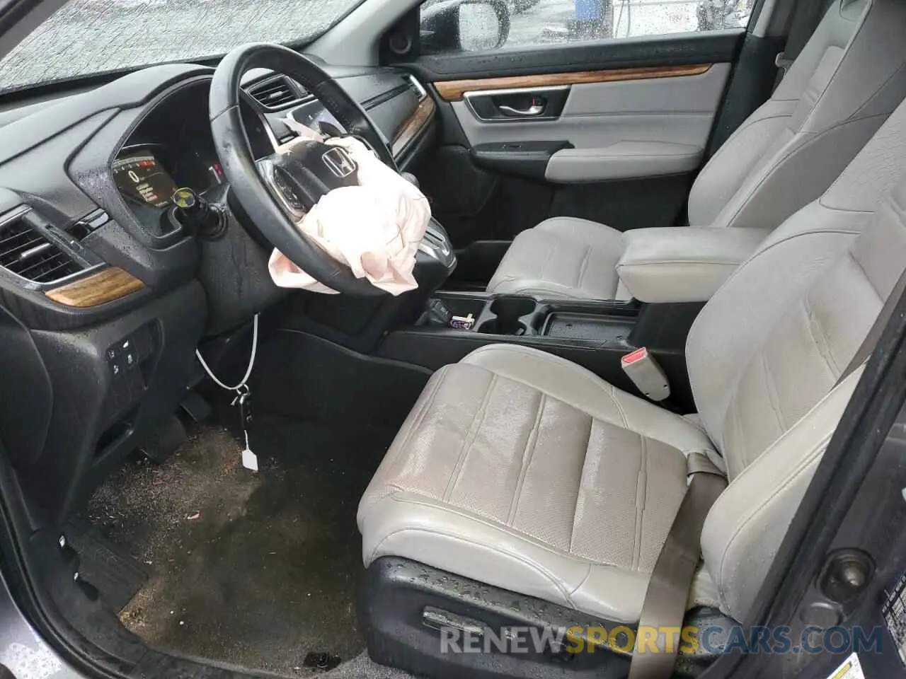 7 Photograph of a damaged car JHLRW2H81KX018189 HONDA CRV 2019