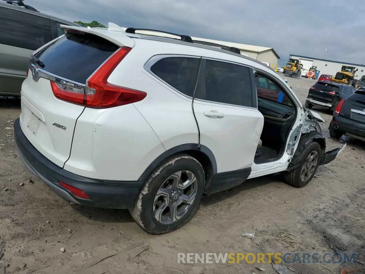 3 Photograph of a damaged car JHLRW2H83KX023345 HONDA CRV 2019