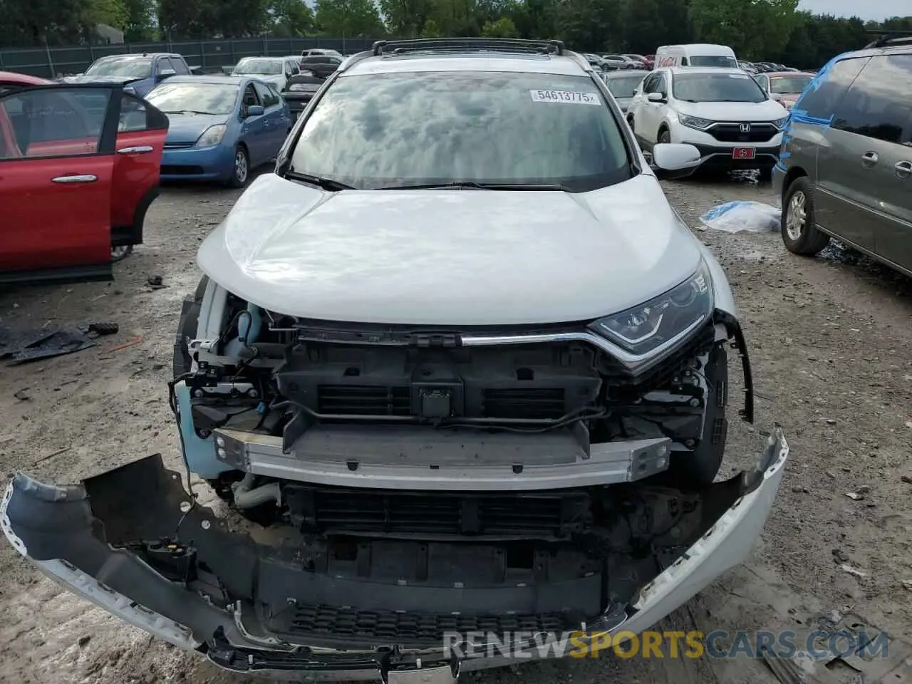 5 Photograph of a damaged car JHLRW2H83KX023345 HONDA CRV 2019