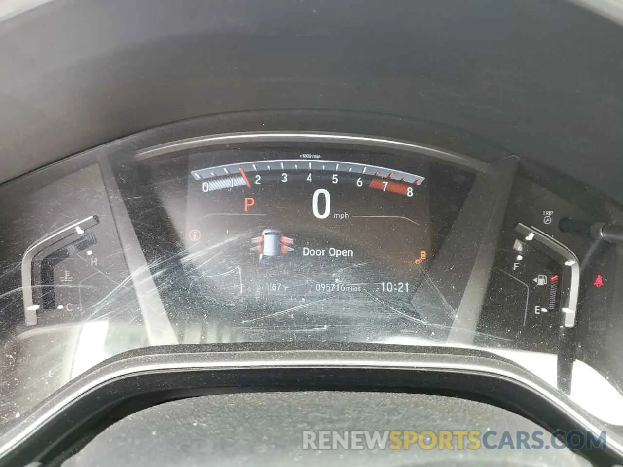9 Photograph of a damaged car JHLRW2H83KX023345 HONDA CRV 2019