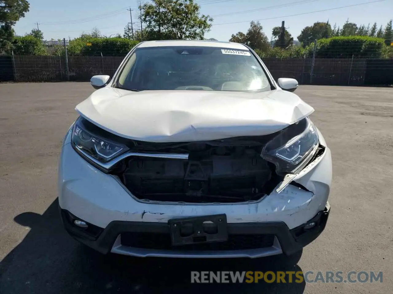 5 Photograph of a damaged car JHLRW2H89KX013029 HONDA CRV 2019