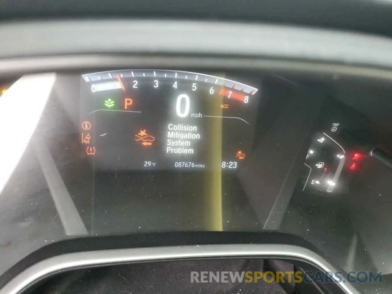 9 Photograph of a damaged car JHLRW2H95KX013585 HONDA CRV 2019