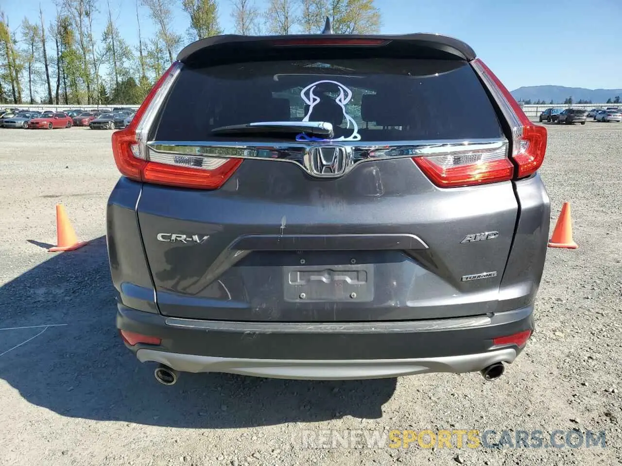 6 Photograph of a damaged car JHLRW2H95KX022822 HONDA CRV 2019