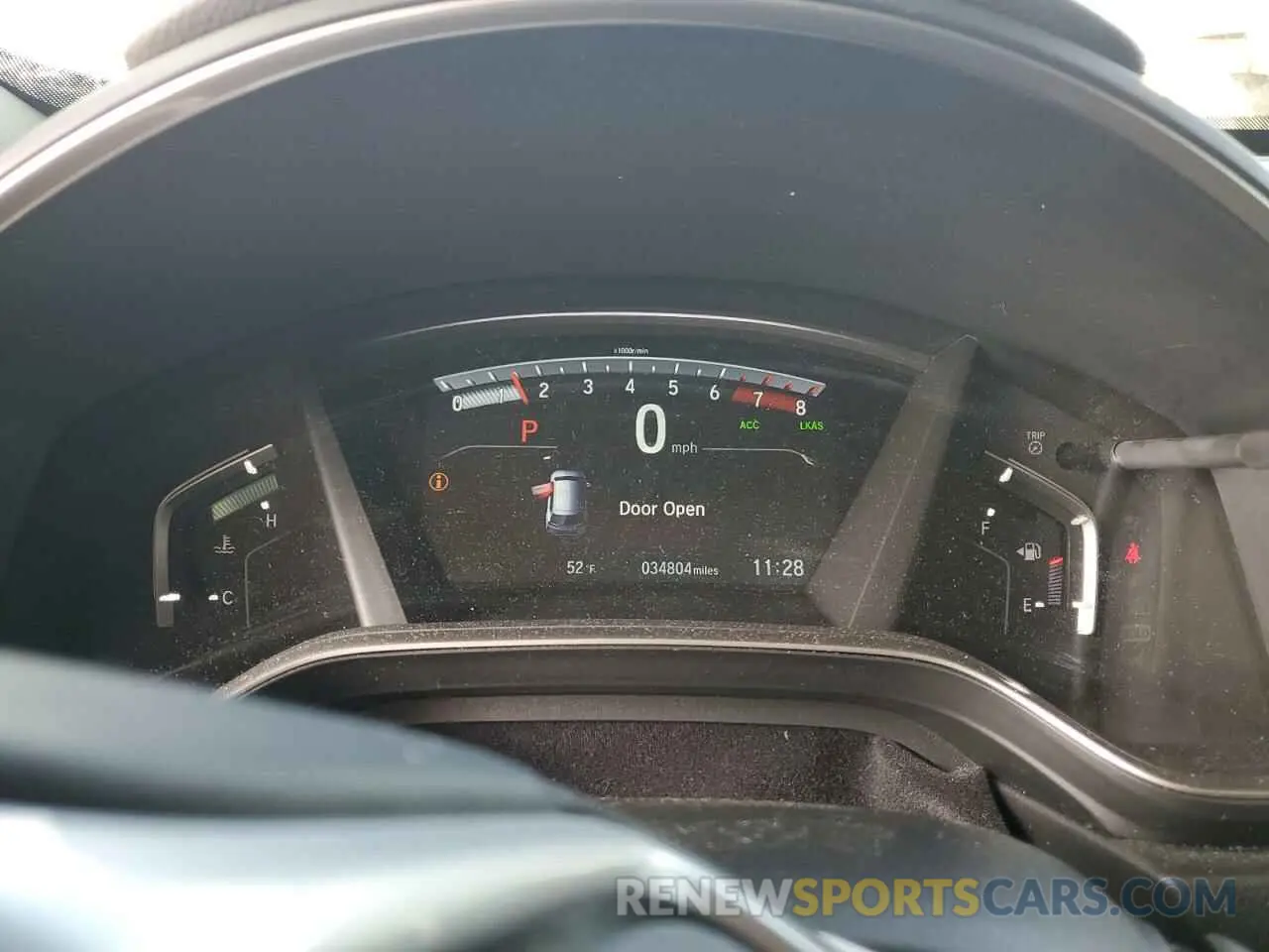 9 Photograph of a damaged car JHLRW2H97KX012048 HONDA CRV 2019