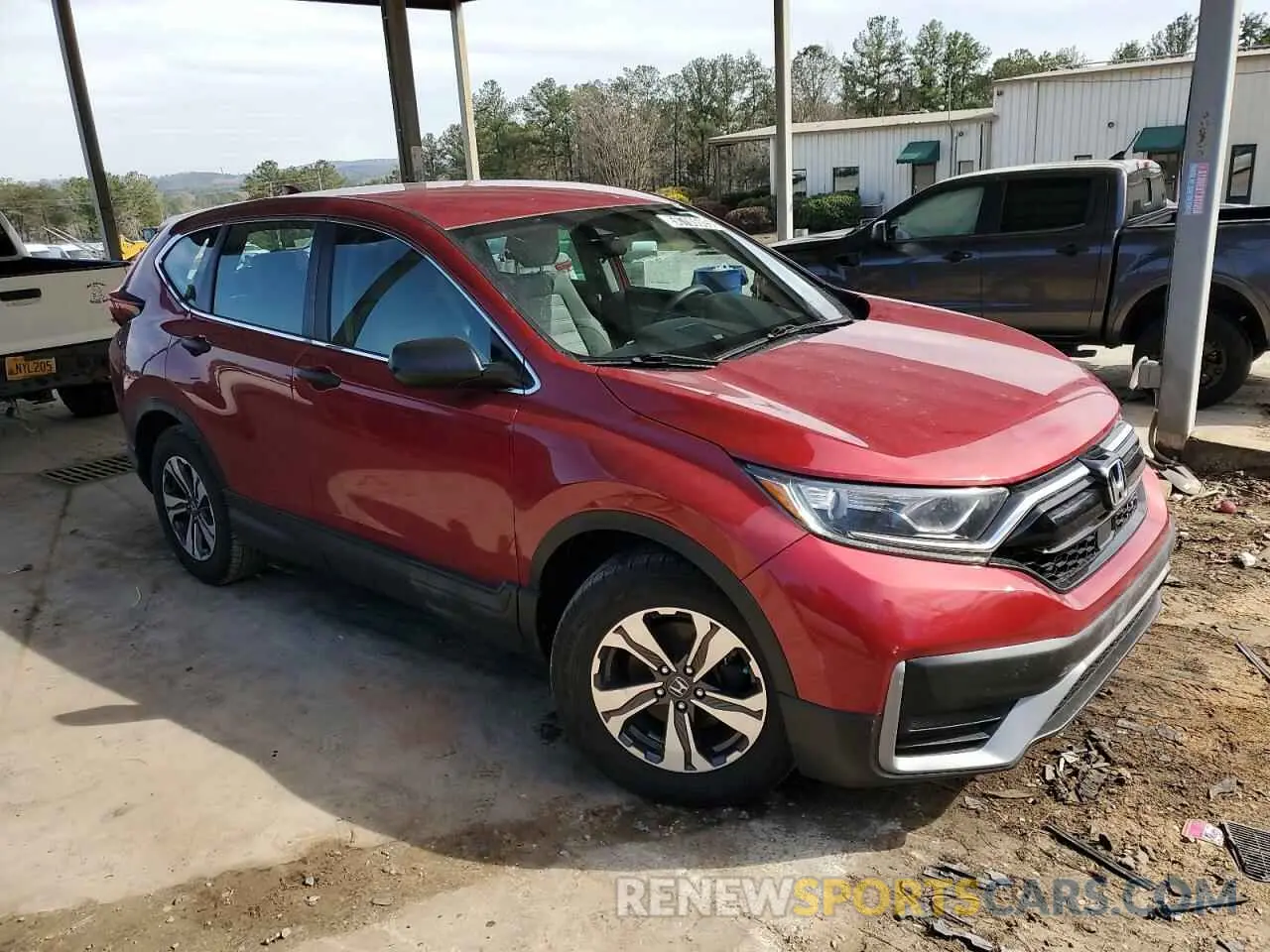 4 Photograph of a damaged car 2HKRW1H23LH405519 HONDA CRV 2020
