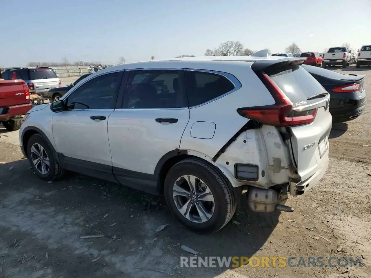2 Photograph of a damaged car 2HKRW1H25LH402430 HONDA CRV 2020