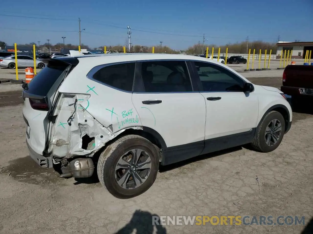 3 Photograph of a damaged car 2HKRW1H25LH402430 HONDA CRV 2020