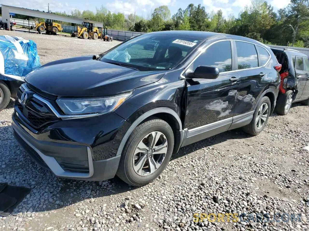 1 Photograph of a damaged car 2HKRW1H25LH406137 HONDA CRV 2020