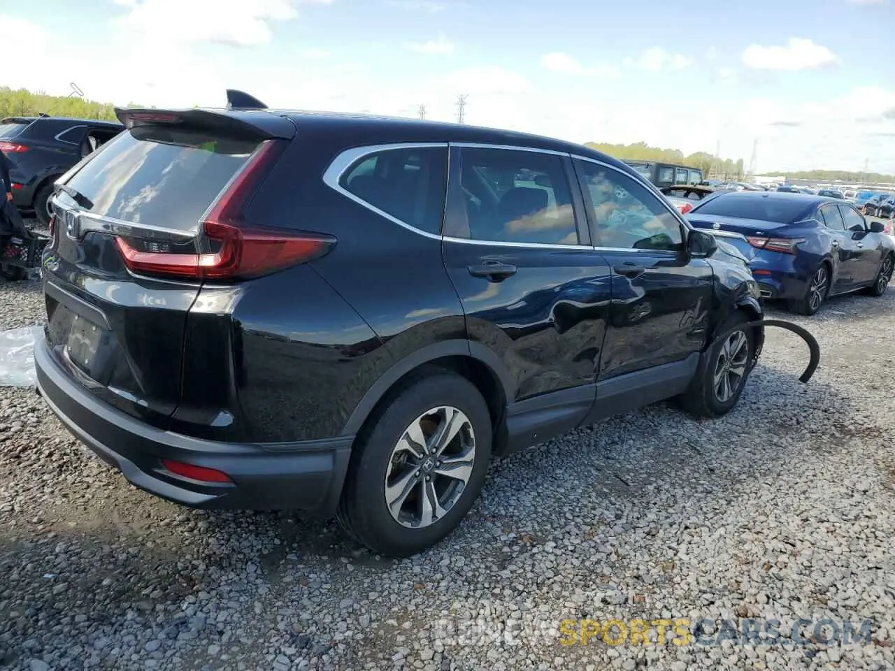 3 Photograph of a damaged car 2HKRW1H25LH406137 HONDA CRV 2020