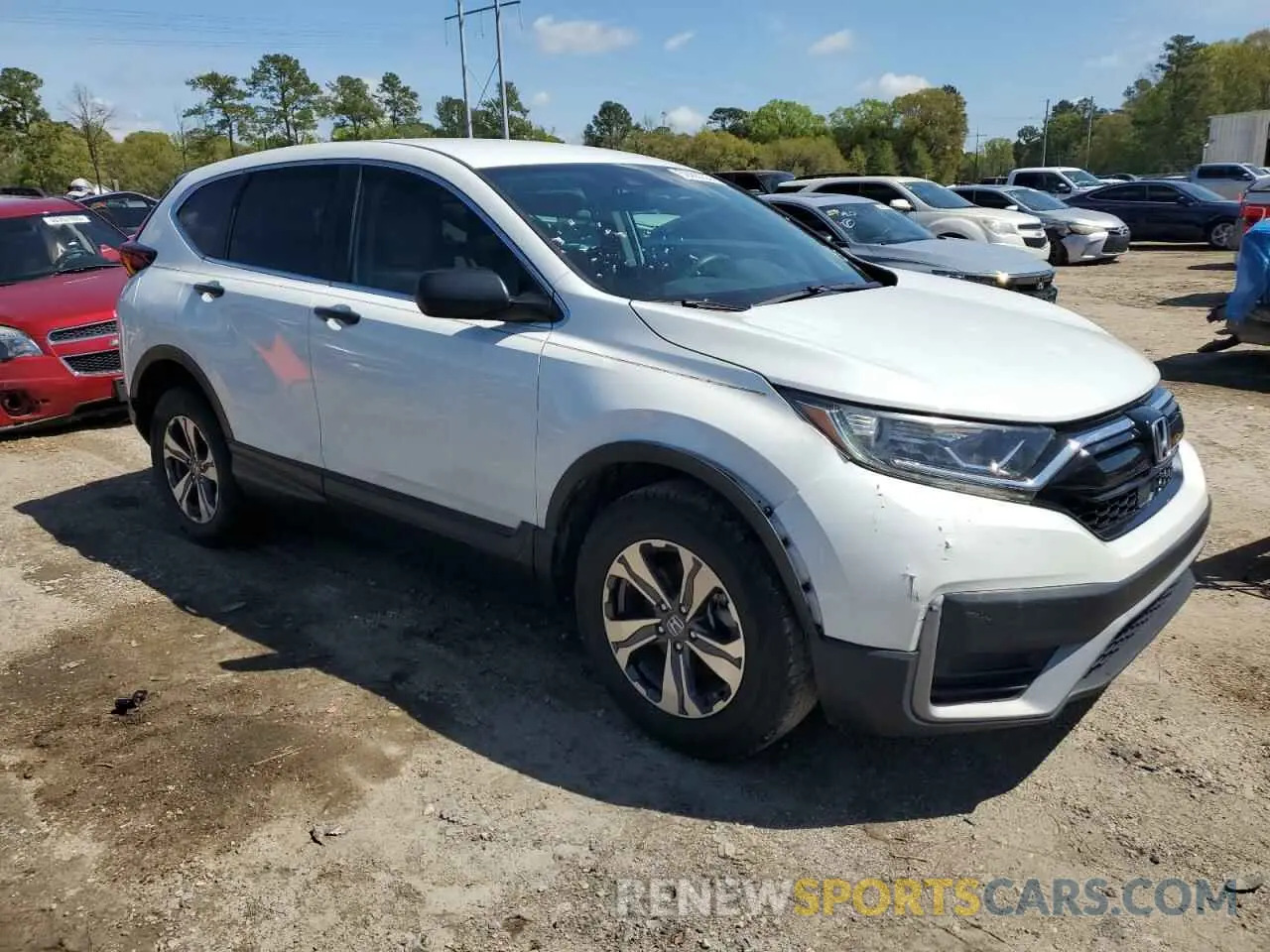 4 Photograph of a damaged car 2HKRW1H27LH414790 HONDA CRV 2020