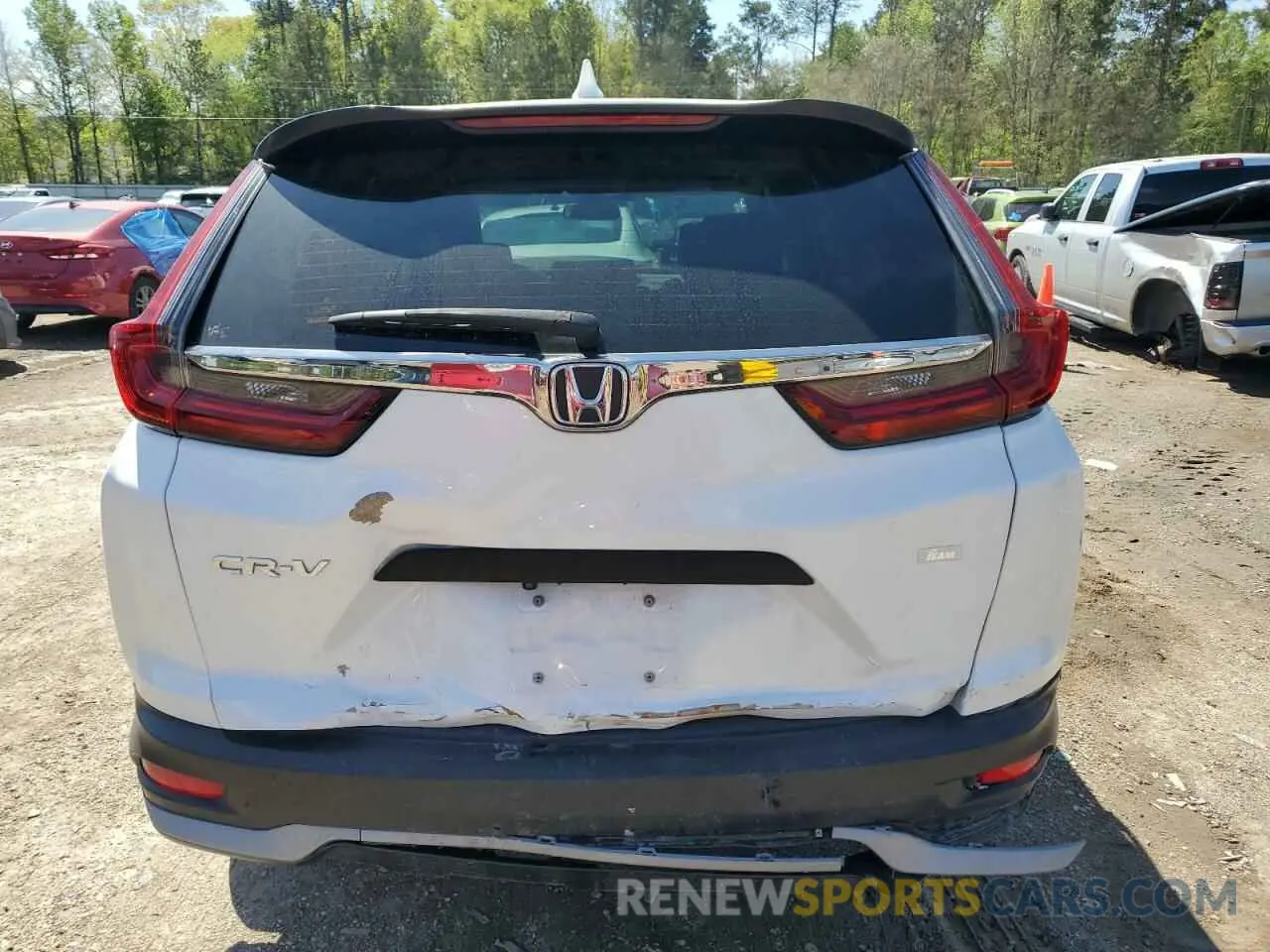 6 Photograph of a damaged car 2HKRW1H27LH414790 HONDA CRV 2020