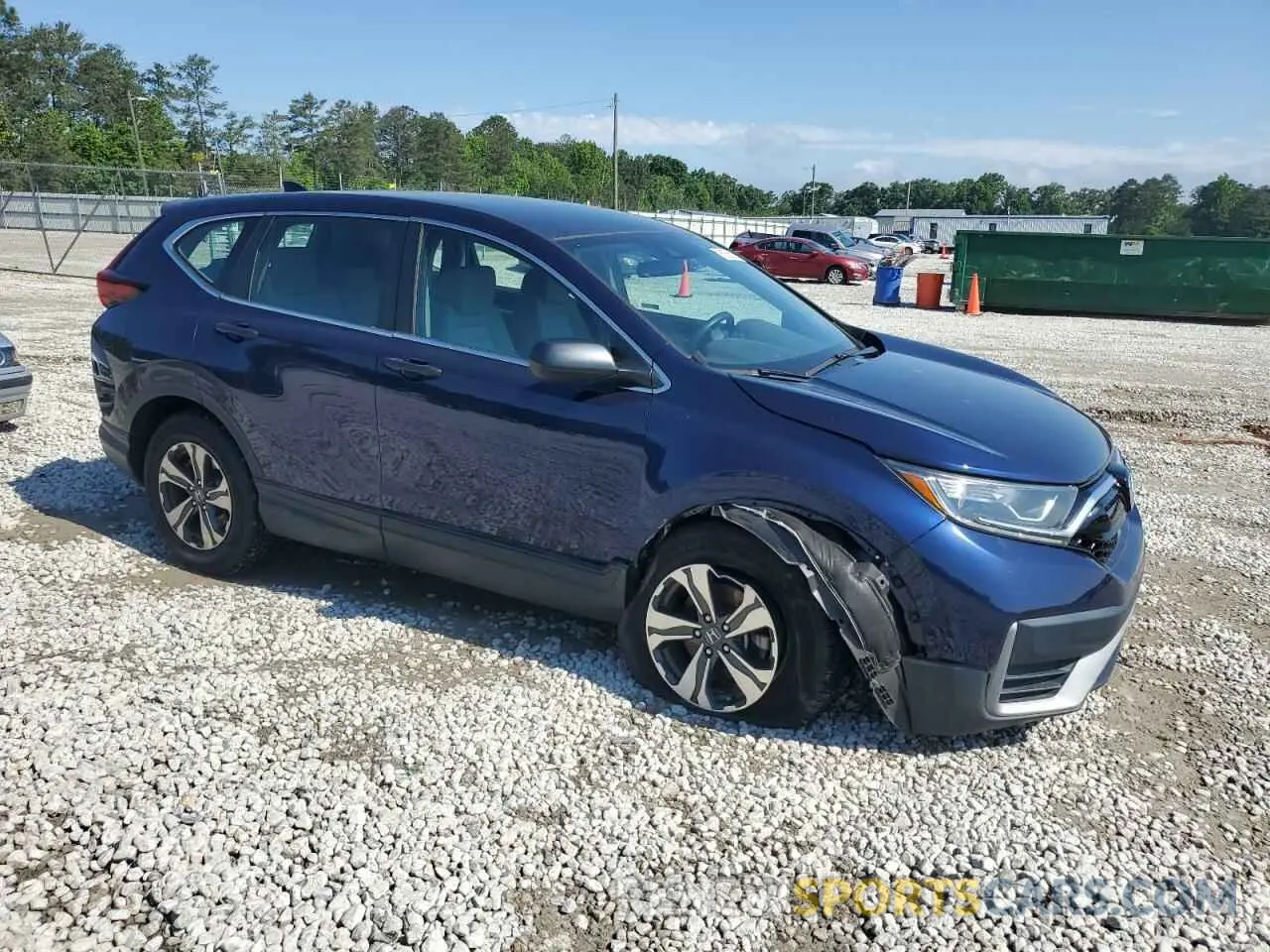 4 Photograph of a damaged car 2HKRW1H28LH415785 HONDA CRV 2020