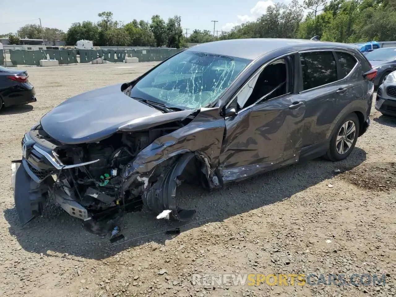 1 Photograph of a damaged car 2HKRW1H2XLH415951 HONDA CRV 2020