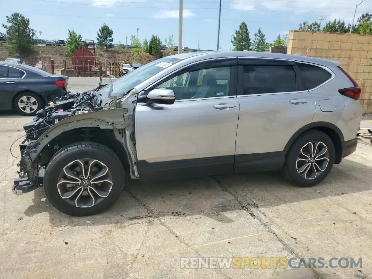 1 Photograph of a damaged car 2HKRW1H54LH414384 HONDA CRV 2020