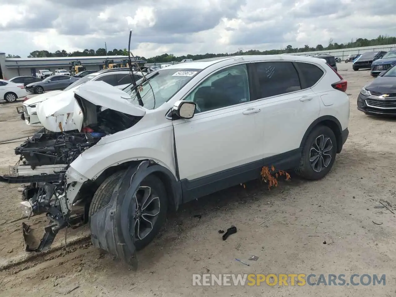 1 Photograph of a damaged car 2HKRW1H55LH407363 HONDA CRV 2020