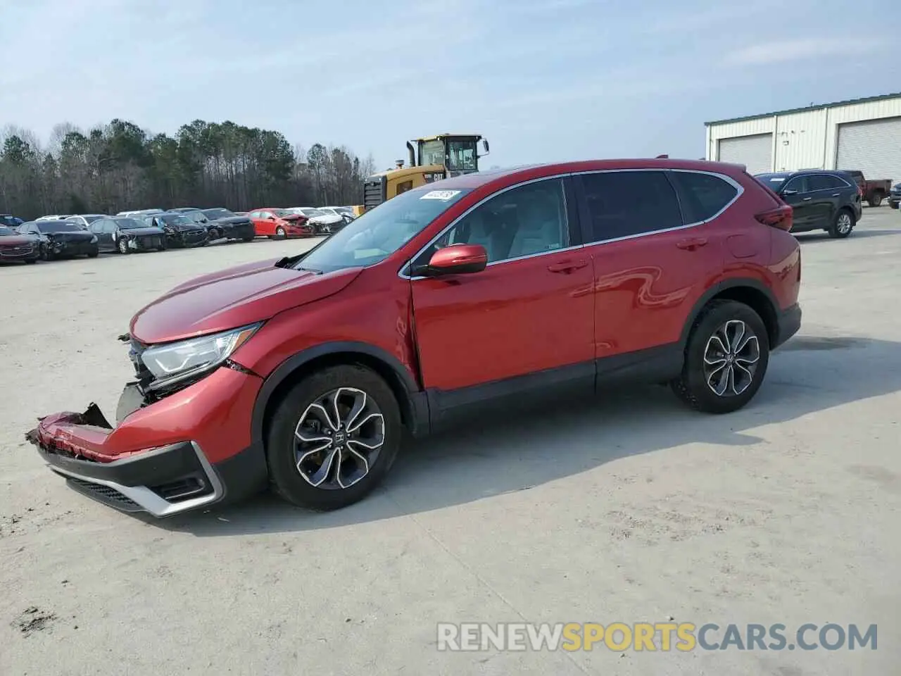 1 Photograph of a damaged car 2HKRW1H55LH408464 HONDA CRV 2020