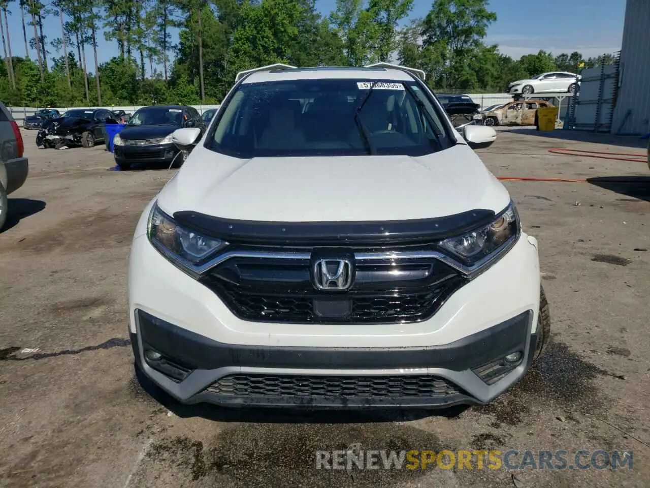 5 Photograph of a damaged car 2HKRW1H56LH416010 HONDA CRV 2020