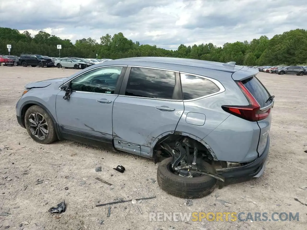 2 Photograph of a damaged car 2HKRW1H85LH404697 HONDA CRV 2020
