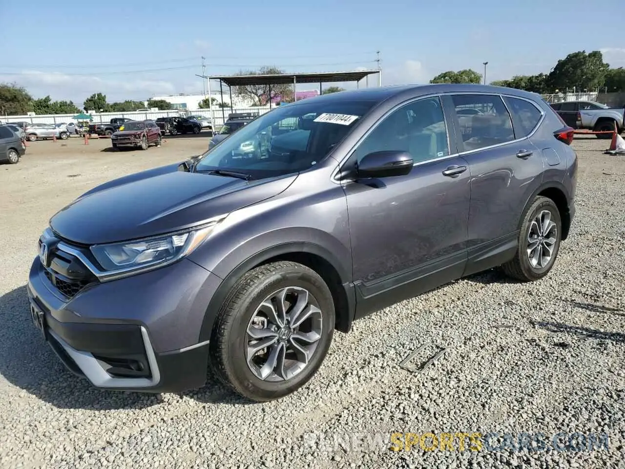 1 Photograph of a damaged car 2HKRW1H87LH428290 HONDA CRV 2020