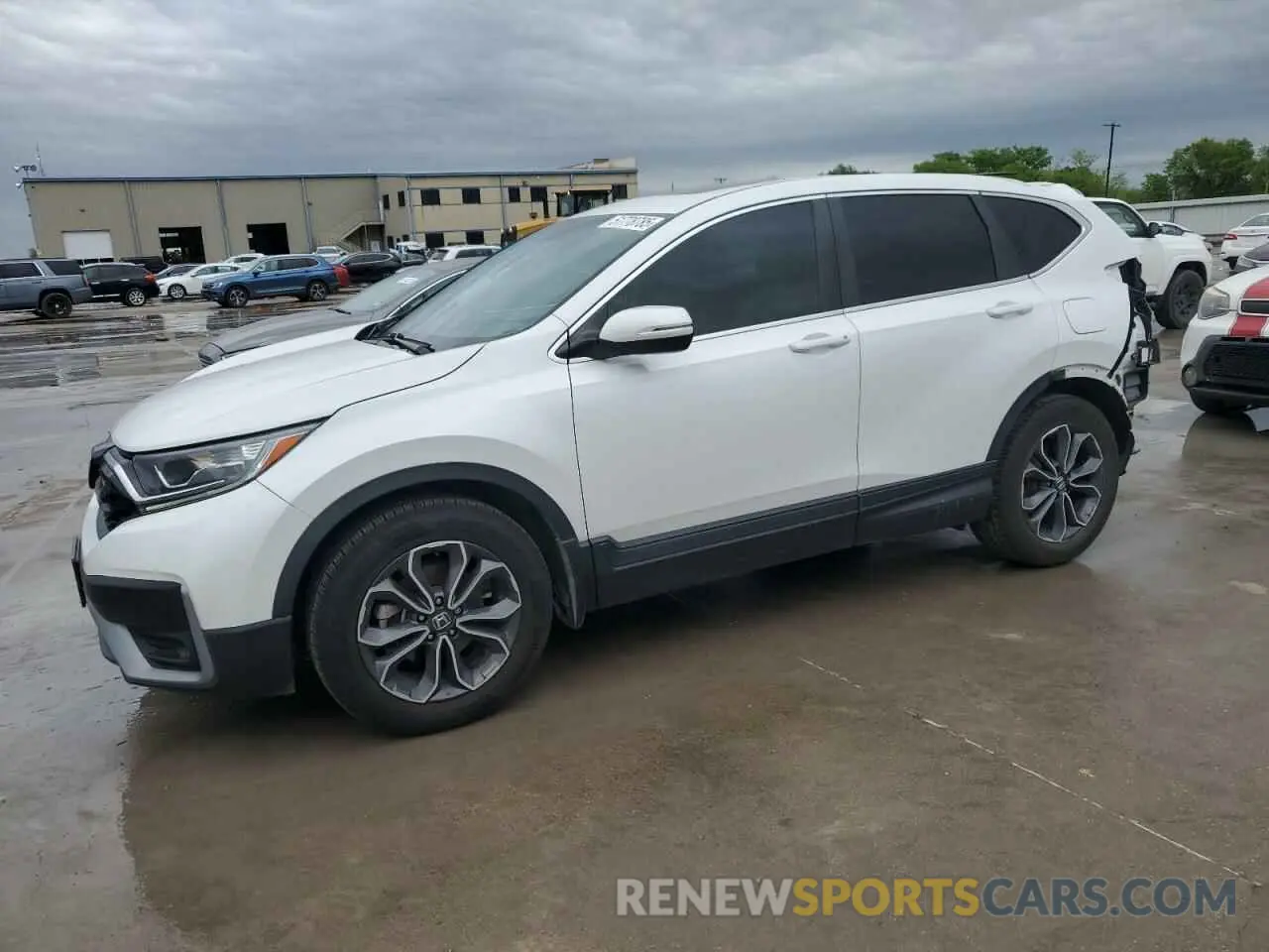 1 Photograph of a damaged car 2HKRW1H89LH426038 HONDA CRV 2020