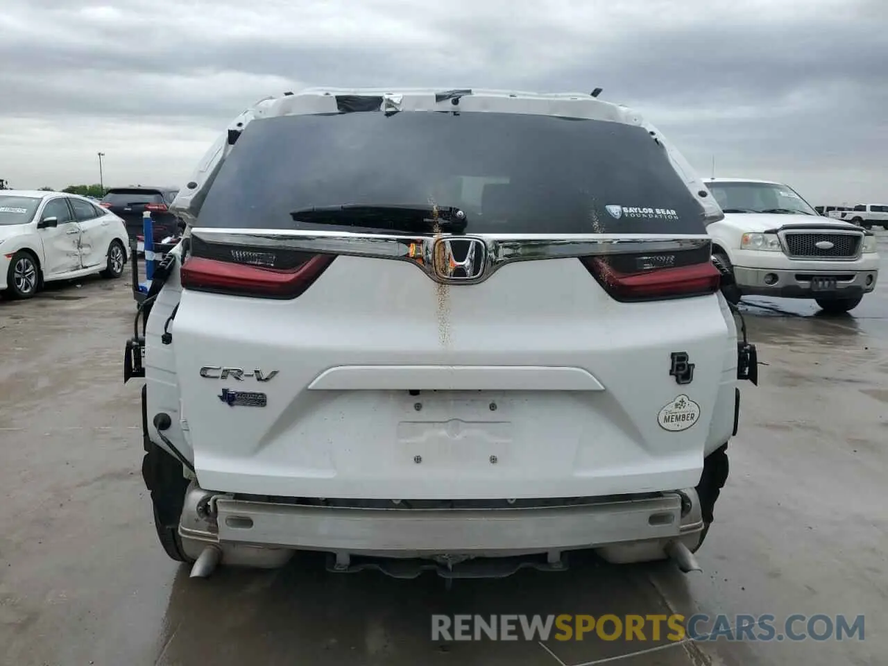 6 Photograph of a damaged car 2HKRW1H89LH426038 HONDA CRV 2020