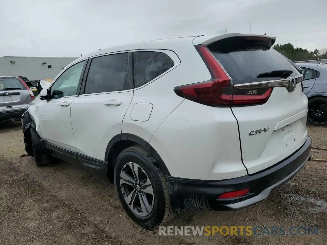2 Photograph of a damaged car 2HKRW2H23LH219145 HONDA CRV 2020