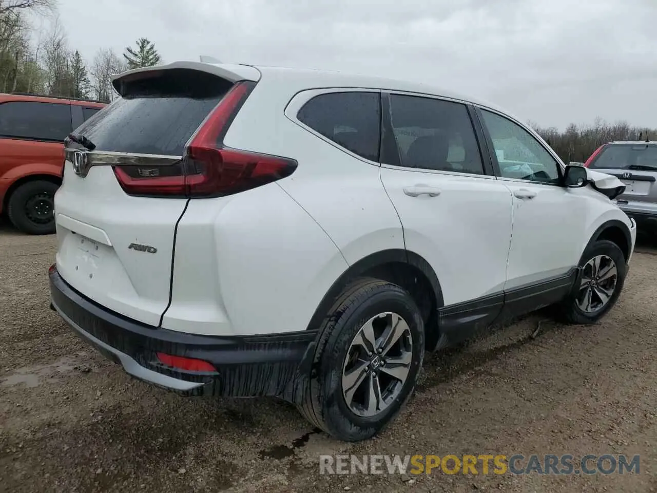 3 Photograph of a damaged car 2HKRW2H23LH219145 HONDA CRV 2020