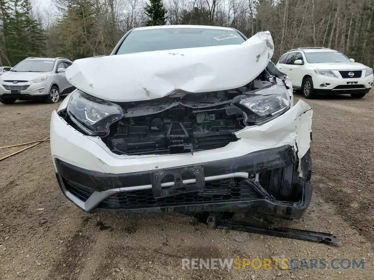 5 Photograph of a damaged car 2HKRW2H23LH219145 HONDA CRV 2020