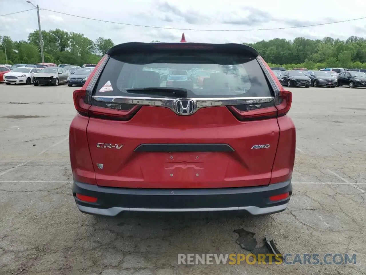 6 Photograph of a damaged car 2HKRW2H27LH620469 HONDA CRV 2020