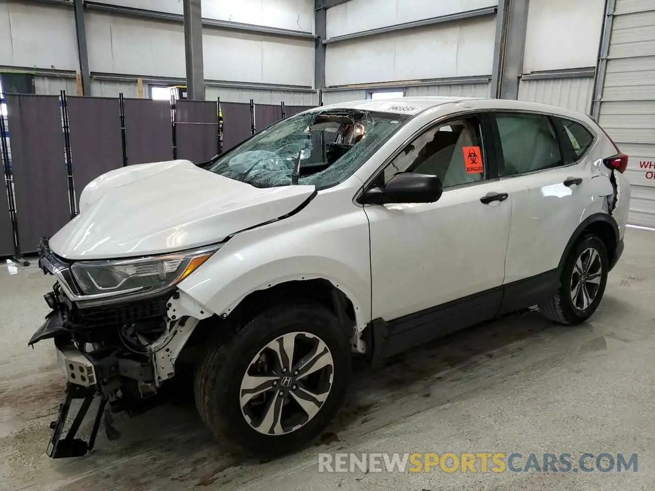 1 Photograph of a damaged car 2HKRW2H27LH636168 HONDA CRV 2020