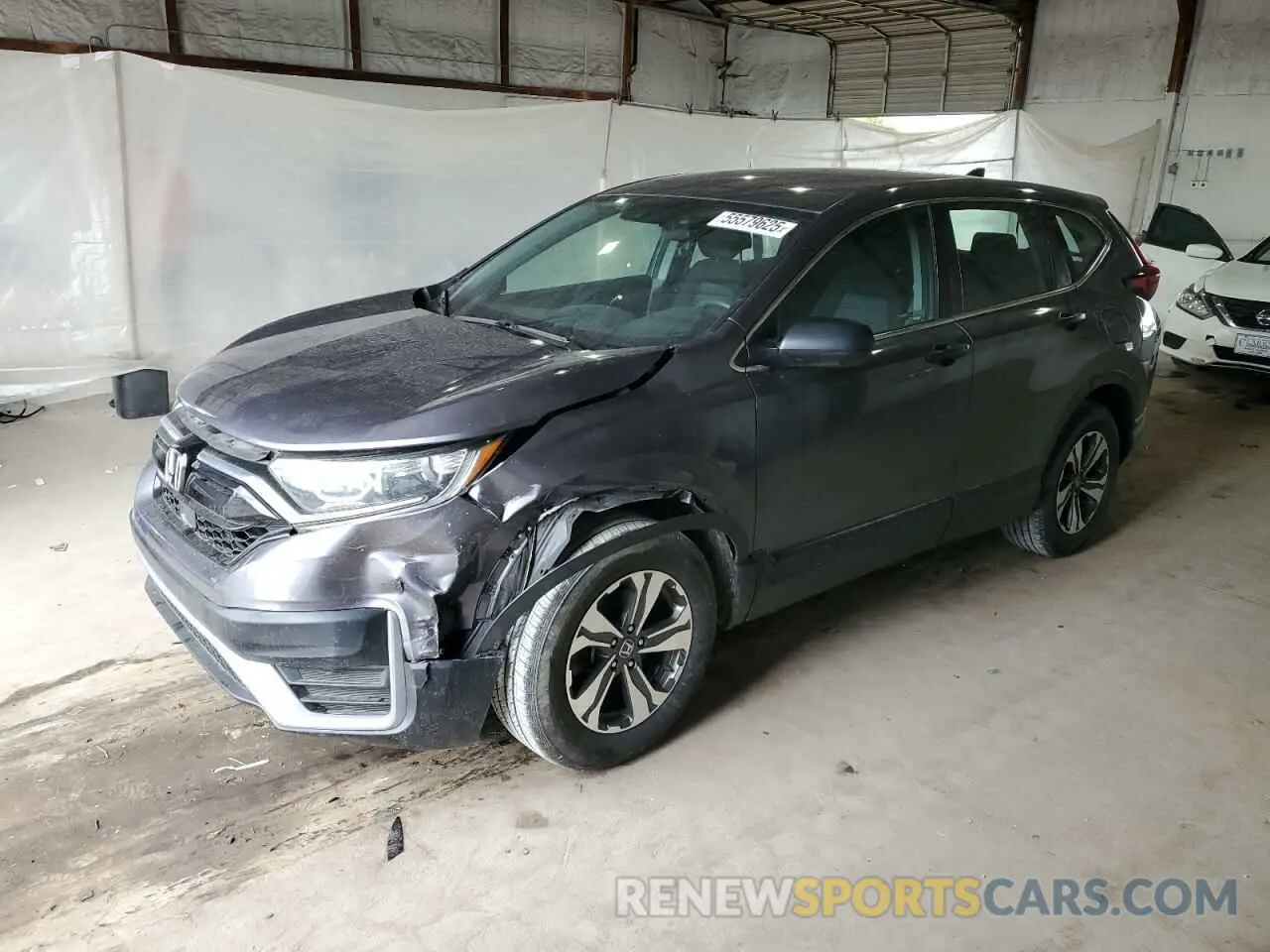 1 Photograph of a damaged car 2HKRW2H27LH658803 HONDA CRV 2020