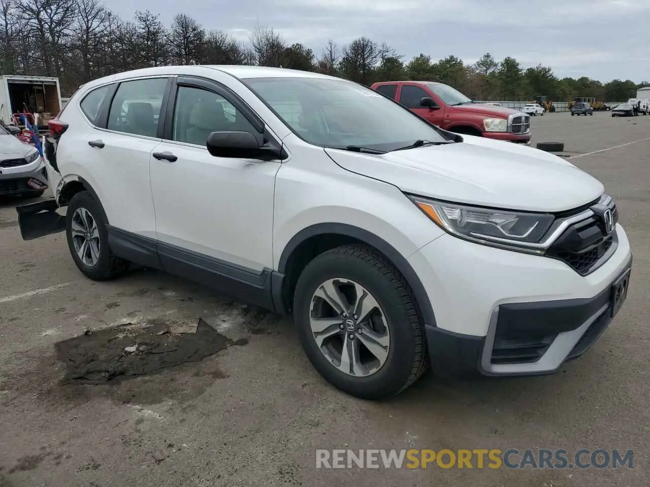 4 Photograph of a damaged car 2HKRW2H2XLH612334 HONDA CRV 2020