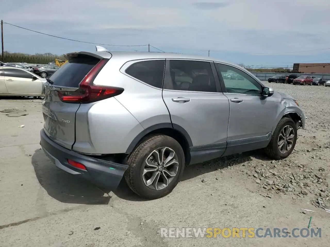 3 Photograph of a damaged car 2HKRW2H53LH622570 HONDA CRV 2020