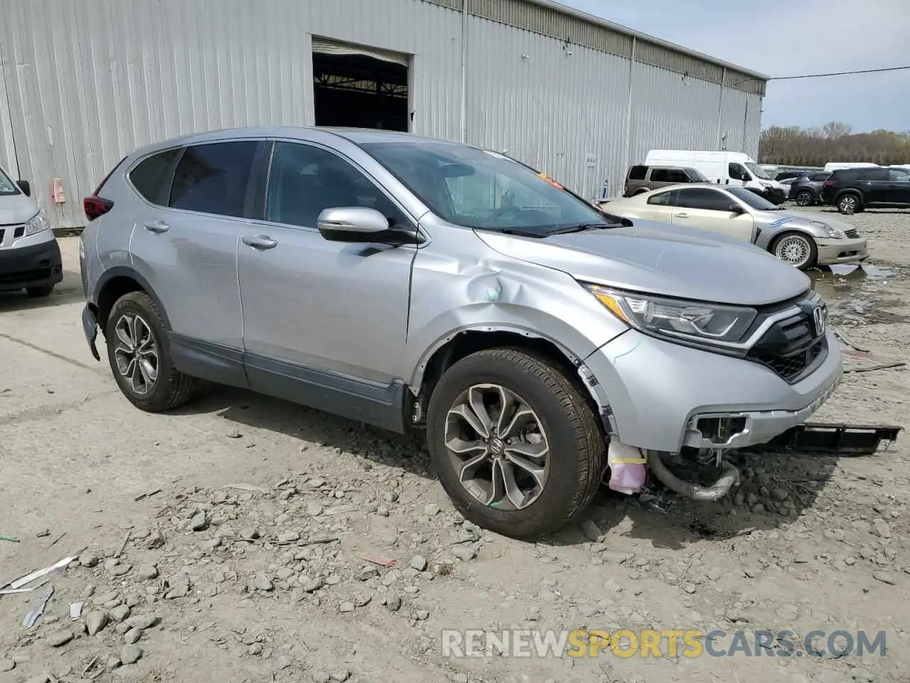 4 Photograph of a damaged car 2HKRW2H53LH622570 HONDA CRV 2020