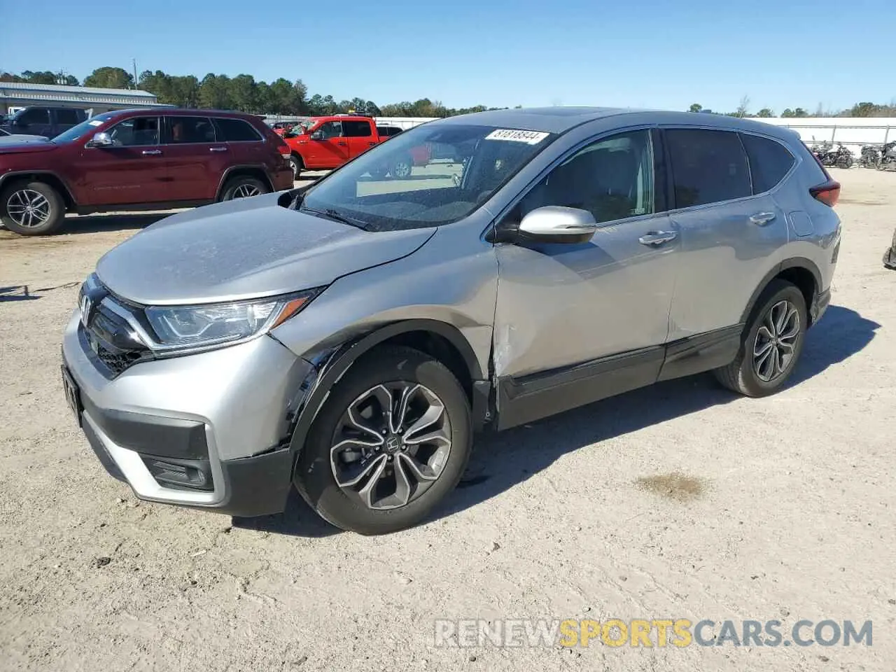 1 Photograph of a damaged car 2HKRW2H53LH690805 HONDA CRV 2020