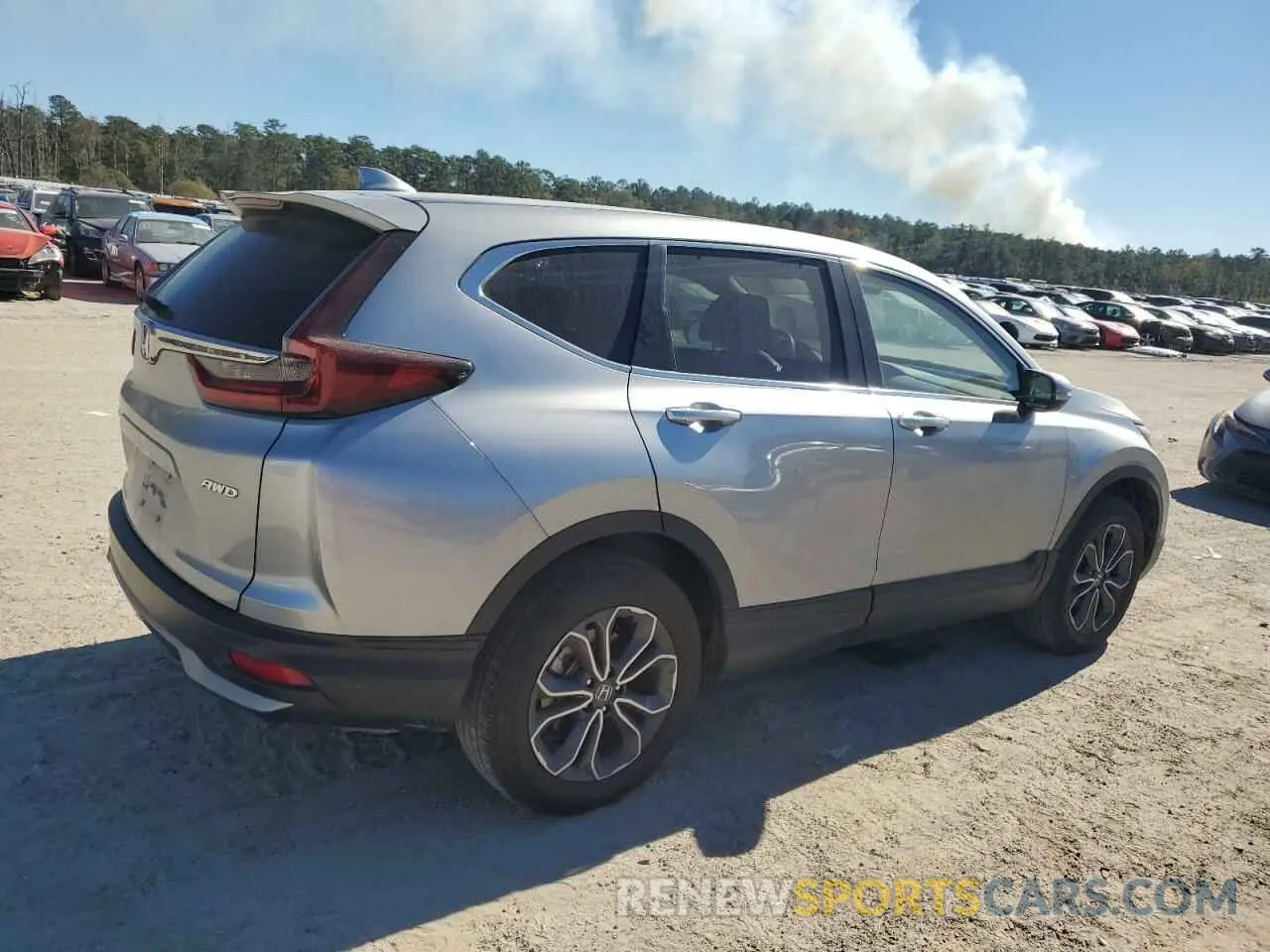 3 Photograph of a damaged car 2HKRW2H53LH690805 HONDA CRV 2020
